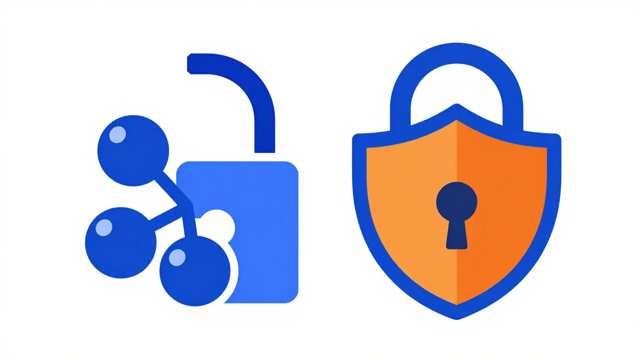 Conceptual flat design illustration of a medication blocking a hormone receptor.