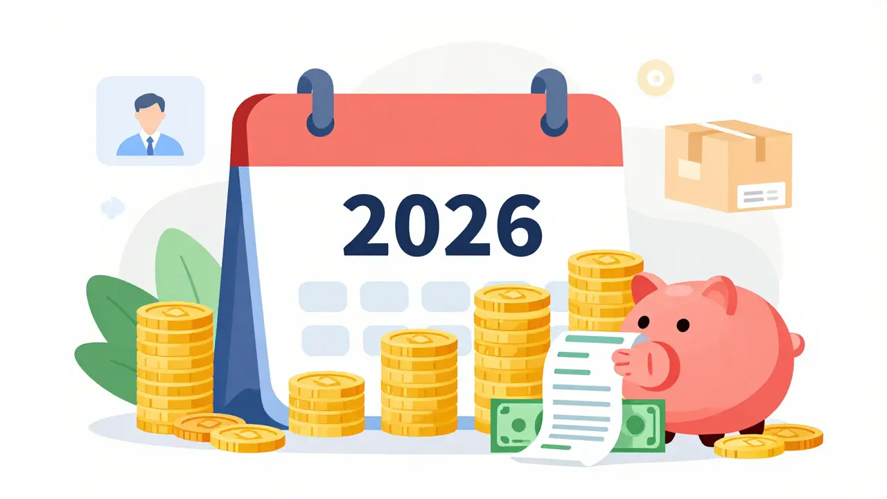Illustration of long-term medication savings through bulk buying and telemedicine.