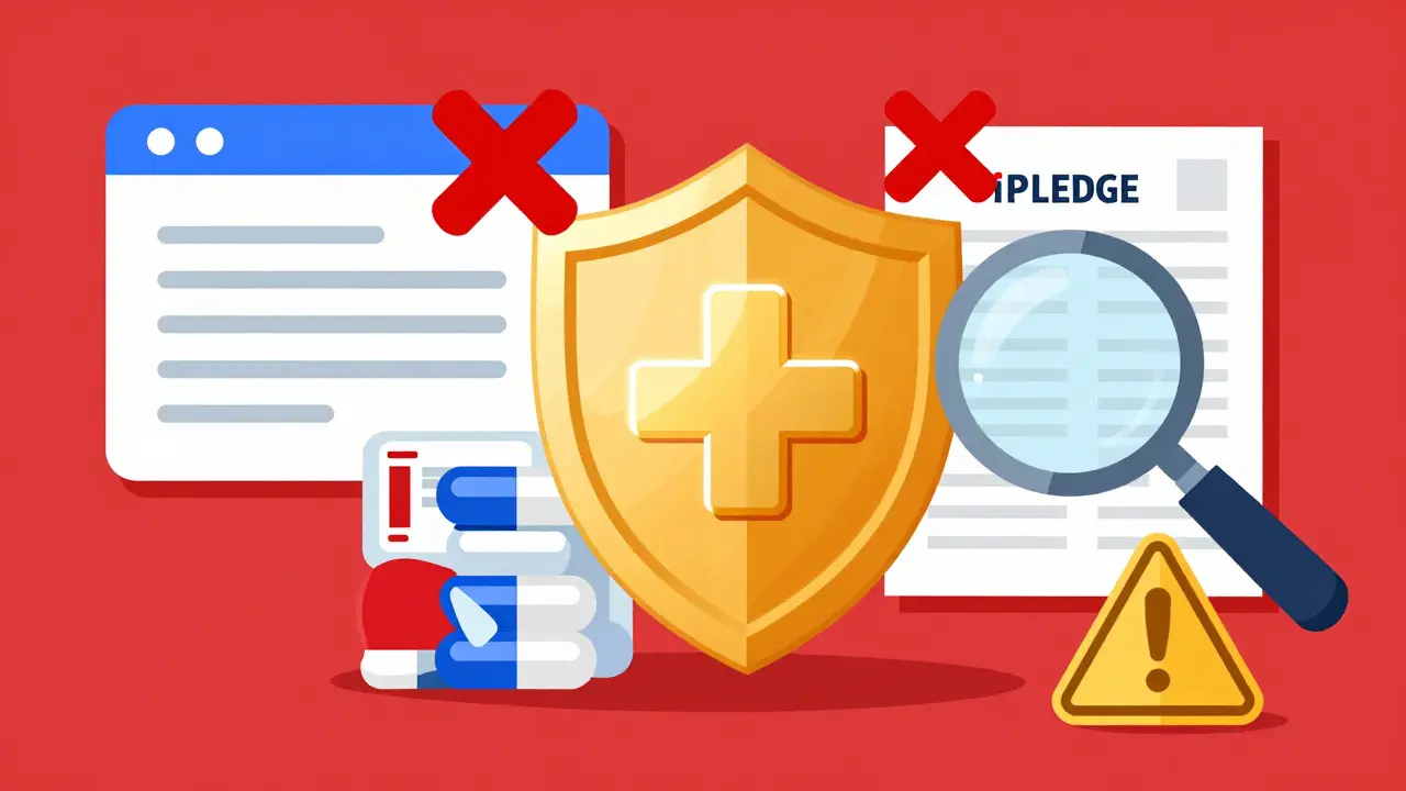 Safety shield protecting generic medication from online scams and fakes